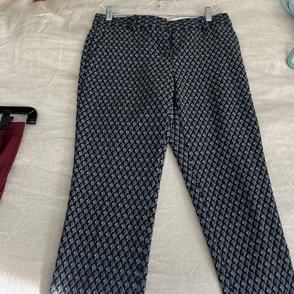 Theory printed ankle pant